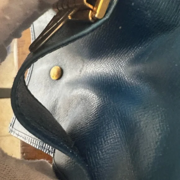 Louis Vuitton epi-leather hand, painted card key holder converted wristlet - Picture 7 of 17